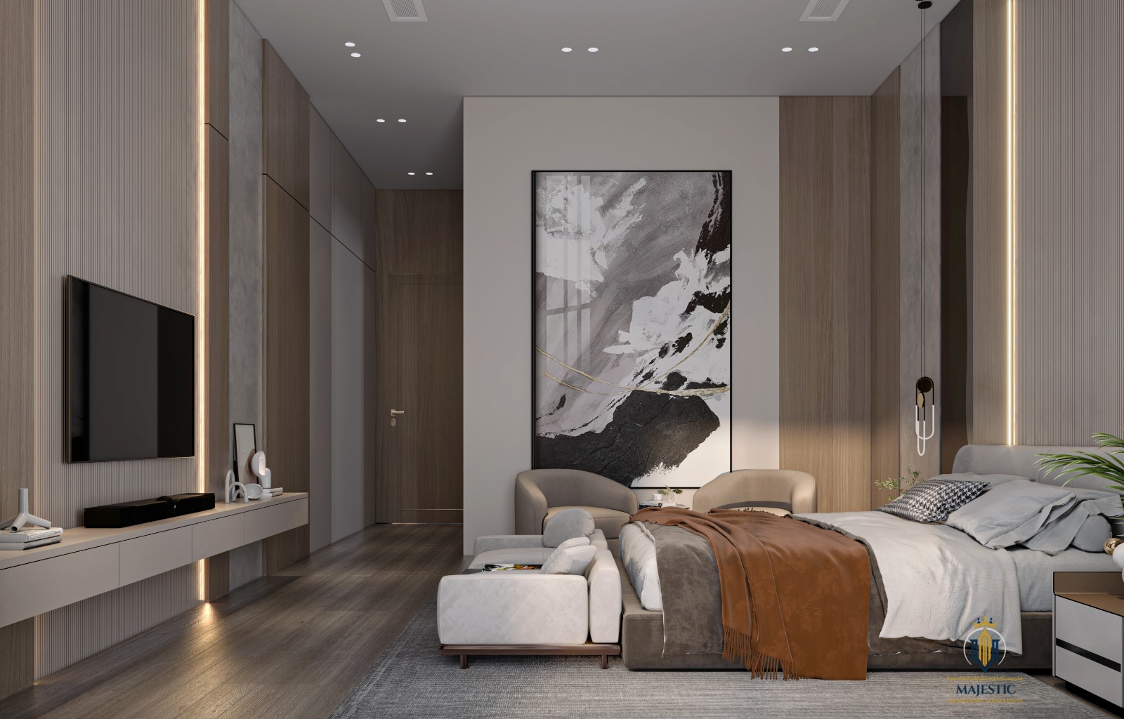 تصميم داخلي للمنازل الفاخرة في الإمارات بأسلوب عصري